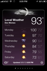 See, it's hot.