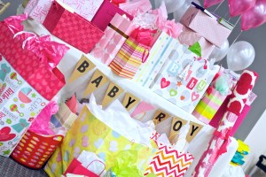 Gift table that overfloweth.