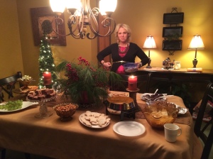 The dessert table… which I hit pretty hard this year.